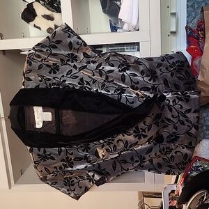 Vintage JR Nites velvet flocked over Silver Jacket